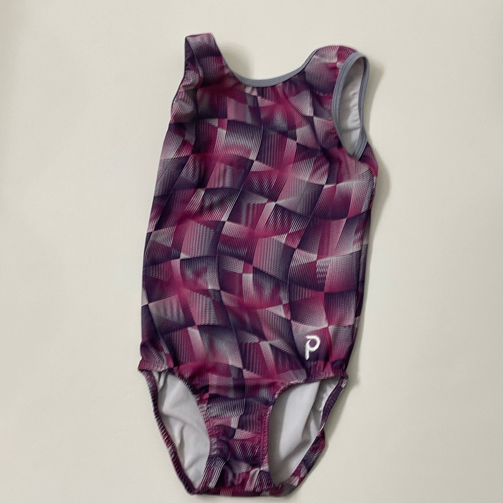 Plum gymnastics leotard. Tank practice Size adult XS